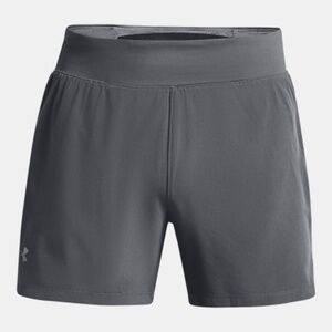 New Under Armour UA Gray Speedpocket Shorts Reflective Men's XXL Orig $60